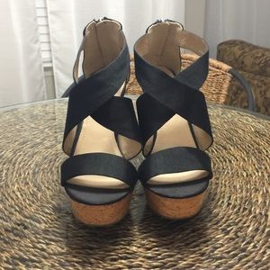 Black Wedges - Brand New - Size 8.5